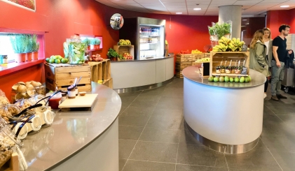 Buffet van het Onderzoeksgebouw, LUMC